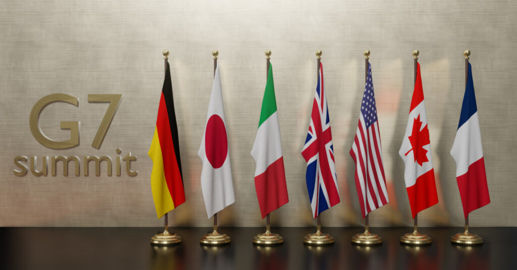 G7の国旗のイメージ